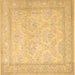 Square Persian Brown Traditional Rug, tr2061brn