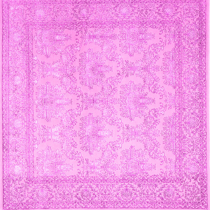 Square Persian Pink Traditional Rug, tr2061pnk
