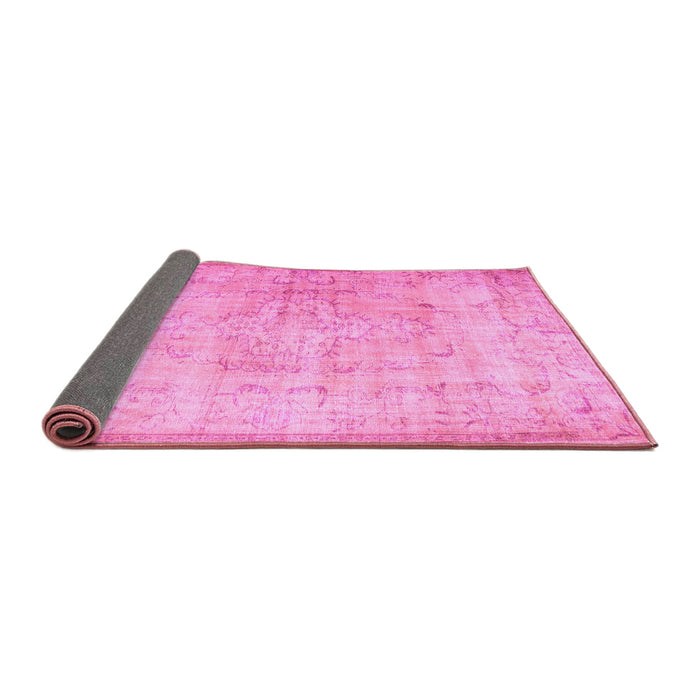 Sideview of Persian Pink Traditional Rug, tr2062pnk