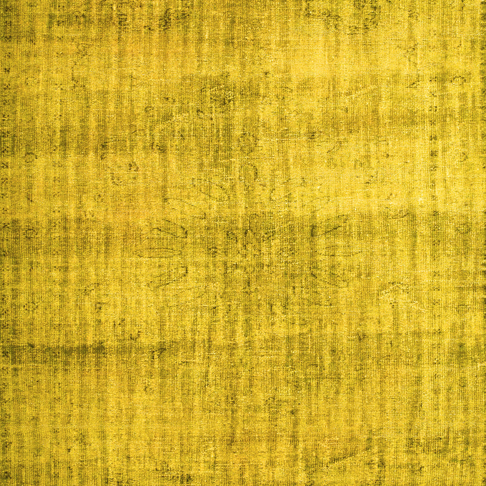 Machine Washable Persian Yellow Traditional Rug, wshtr2063yw