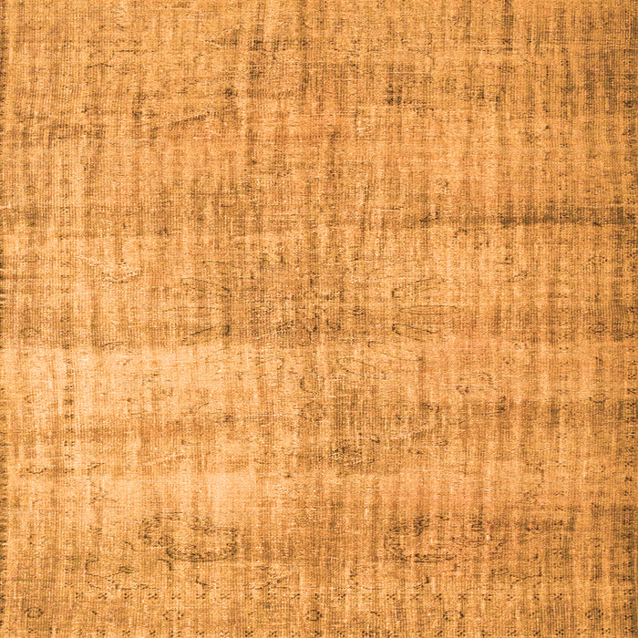 Serging Thickness of Persian Orange Traditional Rug, tr2063org