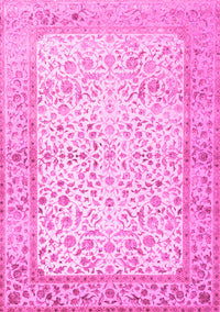 Oriental Pink Traditional Rug, tr2064pnk