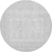 Machine Washable Persian Gray Traditional Rug, wshtr2065gry