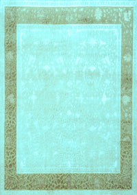 Persian Light Blue Traditional Rug, tr2066lblu