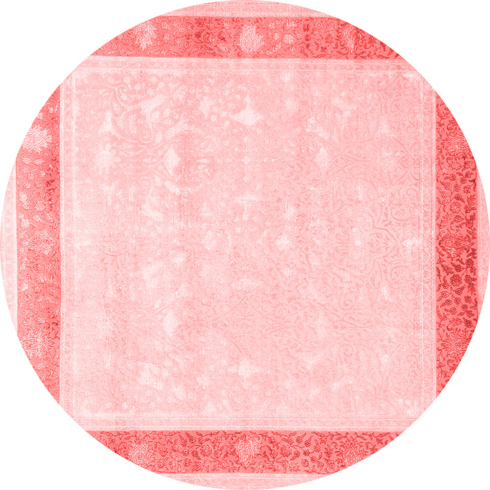 Machine Washable Persian Red Traditional Rug, wshtr2066red