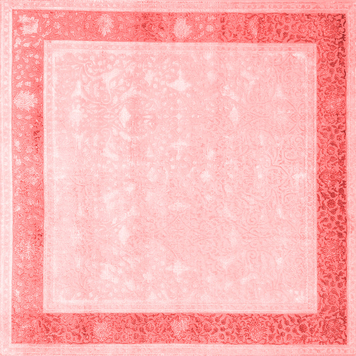 Machine Washable Persian Red Traditional Rug, wshtr2066red