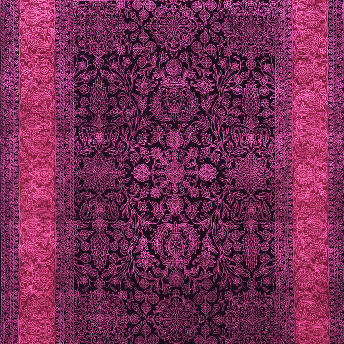 Machine Washable Persian Pink Traditional Rug, wshtr2067pnk