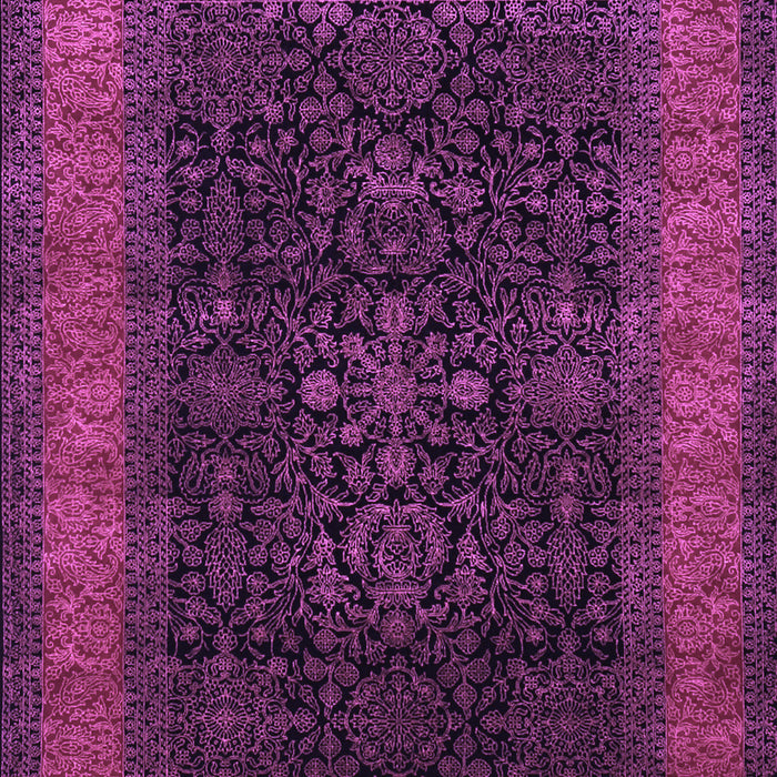 Machine Washable Persian Purple Traditional Area Rugs, wshtr2067pur