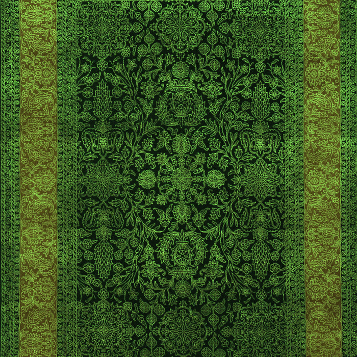 Persian Green Traditional Rug, tr2067grn