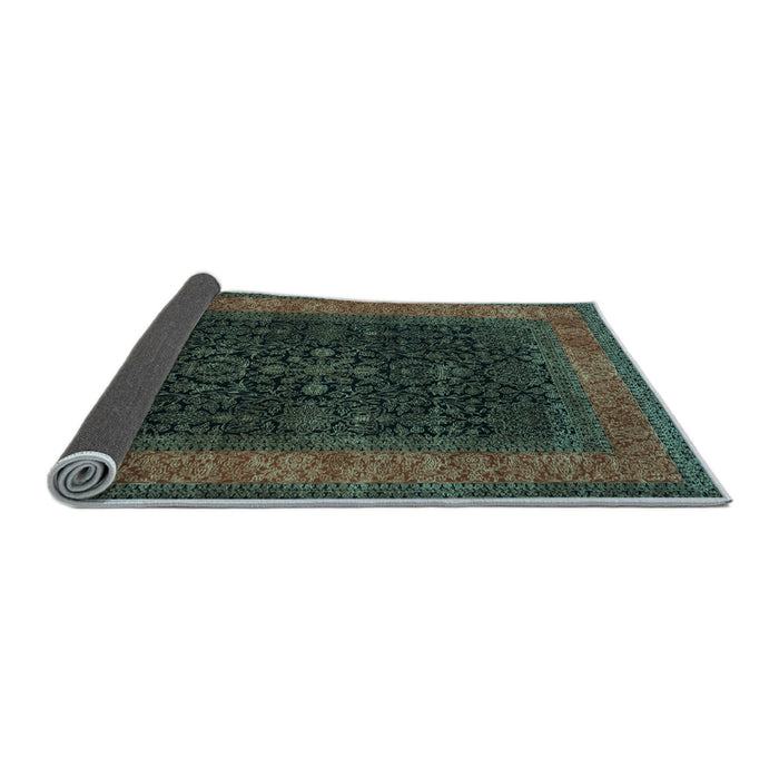 Sideview of Persian Light Blue Traditional Rug, tr2067lblu