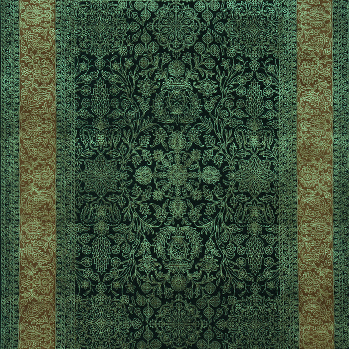Persian Turquoise Traditional Rug, tr2067turq