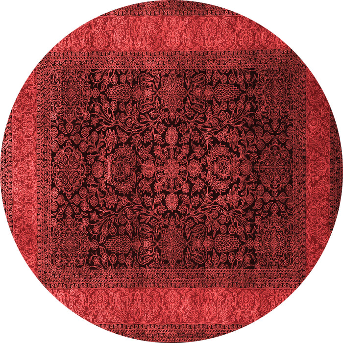 Machine Washable Persian Red Traditional Rug, wshtr2067red