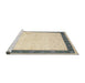 Sideview of Machine Washable Traditional Gold Rug, wshtr2068