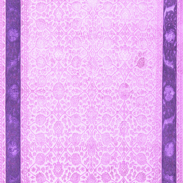 Machine Washable Persian Purple Traditional Area Rugs, wshtr2068pur