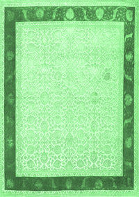 Persian Emerald Green Traditional Rug, tr2068emgrn