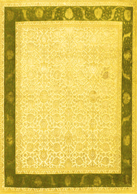 Persian Yellow Traditional Rug, tr2068yw