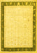 Persian Yellow Traditional Rug, tr2068yw