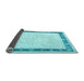 Sideview of Persian Light Blue Traditional Rug, tr2068lblu