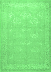 Persian Emerald Green Traditional Rug, tr2069emgrn
