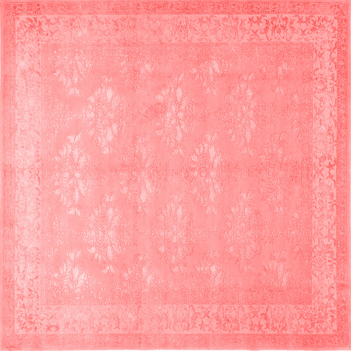 Machine Washable Persian Red Traditional Rug, wshtr2069red