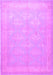 Machine Washable Persian Purple Traditional Area Rugs, wshtr2069pur