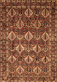 Persian Brown Traditional Rug, tr206brn