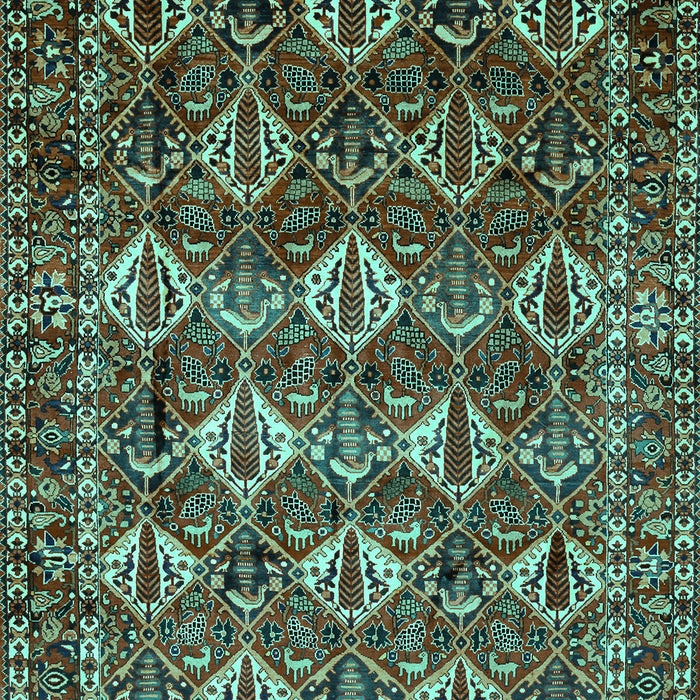 Persian Turquoise Traditional Rug, tr206turq