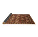 Sideview of Persian Brown Traditional Rug, tr206brn