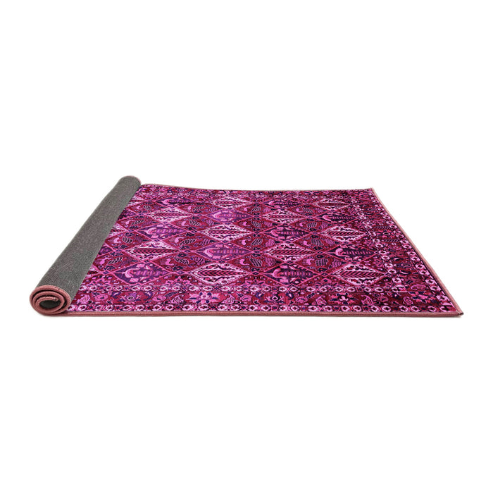Sideview of Persian Pink Traditional Rug, tr206pnk