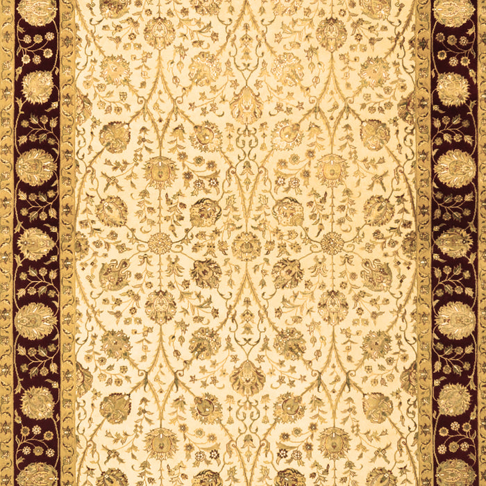 Machine Washable Persian Brown Traditional Rug, wshtr2070brn