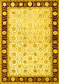 Persian Yellow Traditional Rug, tr2070yw