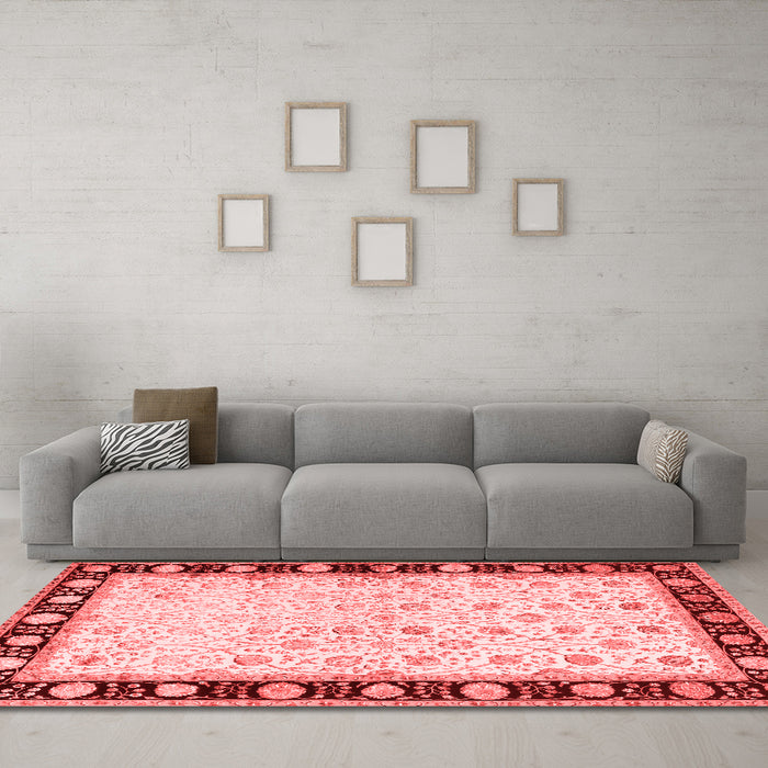 Traditional Red Washable Rugs