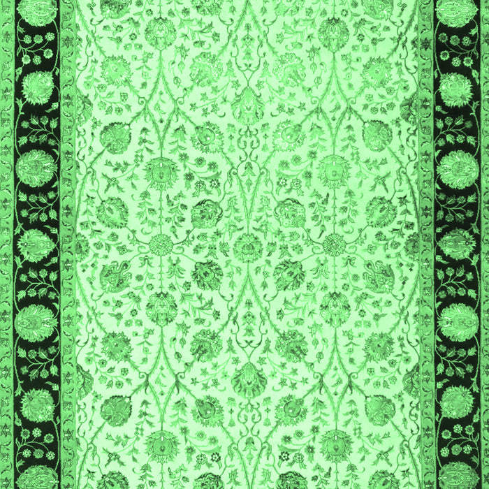 Persian Emerald Green Traditional Rug, tr2070emgrn
