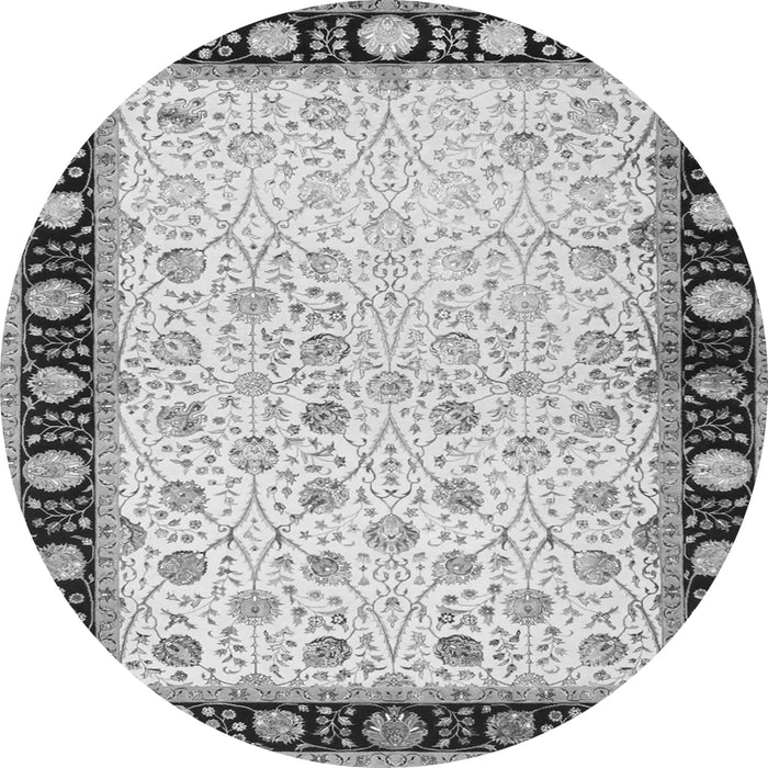 Square Persian Gray Traditional Rug, tr2070gry