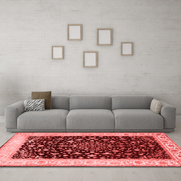 Traditional Red Washable Rugs