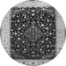 Square Persian Gray Traditional Rug, tr2071gry