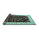 Sideview of Persian Light Blue Traditional Rug, tr2071lblu
