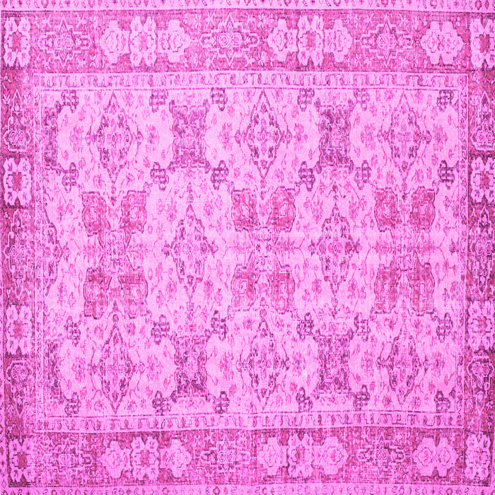 Square Persian Pink Traditional Rug, tr2072pnk