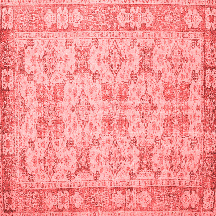 Machine Washable Persian Red Traditional Rug, wshtr2072red