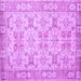 Square Persian Purple Traditional Rug, tr2072pur