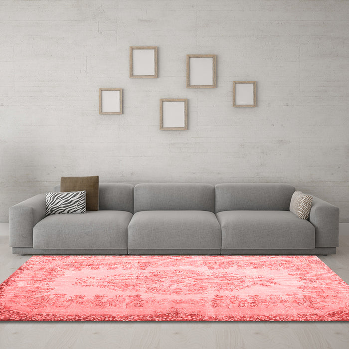 Traditional Red Washable Rugs