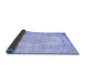 Sideview of Persian Blue Traditional Rug, tr2073blu