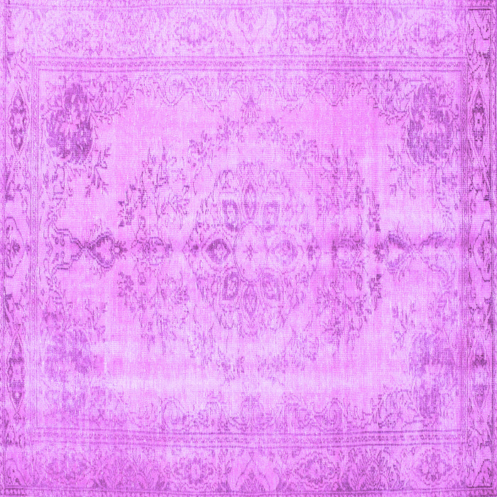 Square Persian Purple Traditional Rug, tr2074pur
