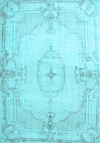 Persian Light Blue Traditional Rug, tr2075lblu