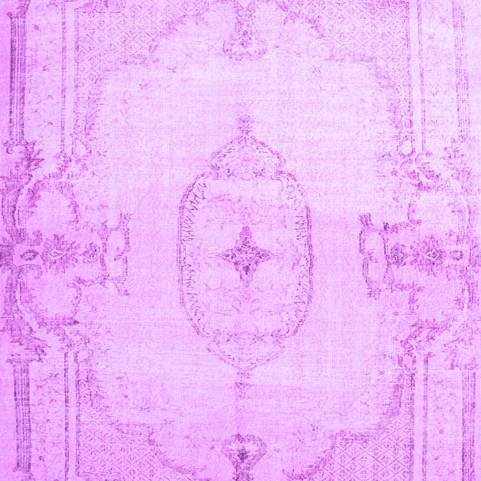 Machine Washable Persian Purple Traditional Area Rugs, wshtr2075pur