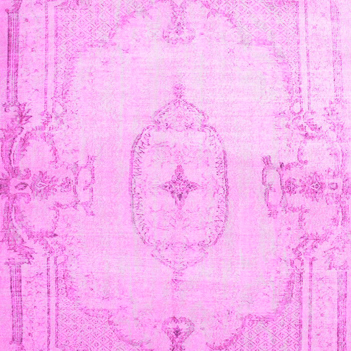 Machine Washable Persian Pink Traditional Rug, wshtr2075pnk
