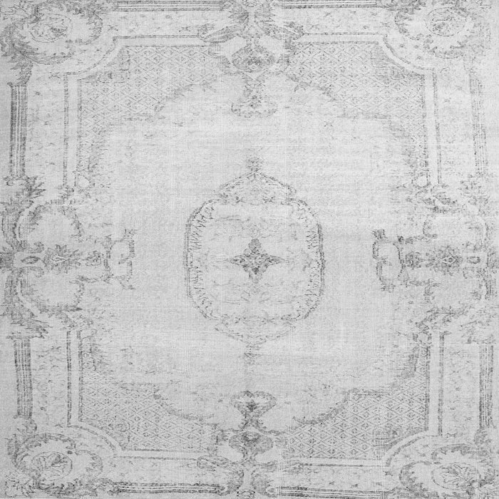 Serging Thickness of Persian Gray Traditional Rug, tr2075gry