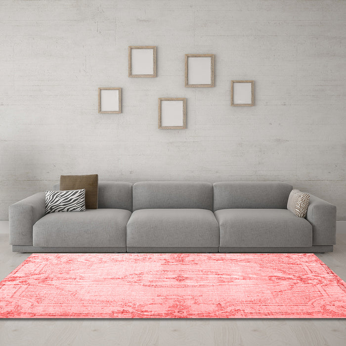 Traditional Red Washable Rugs
