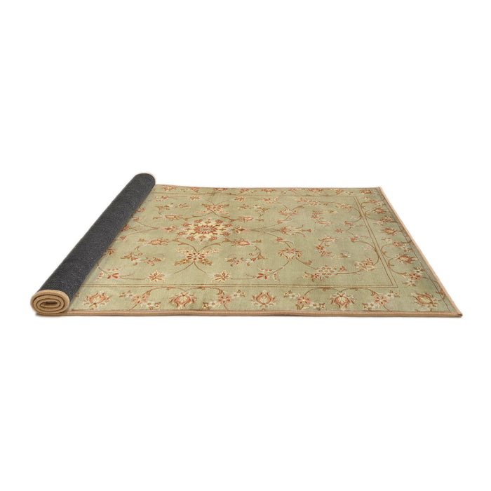 Sideview of Traditional Brown Gold Persian Rug, tr2076