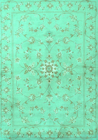 Persian Turquoise Traditional Rug, tr2076turq